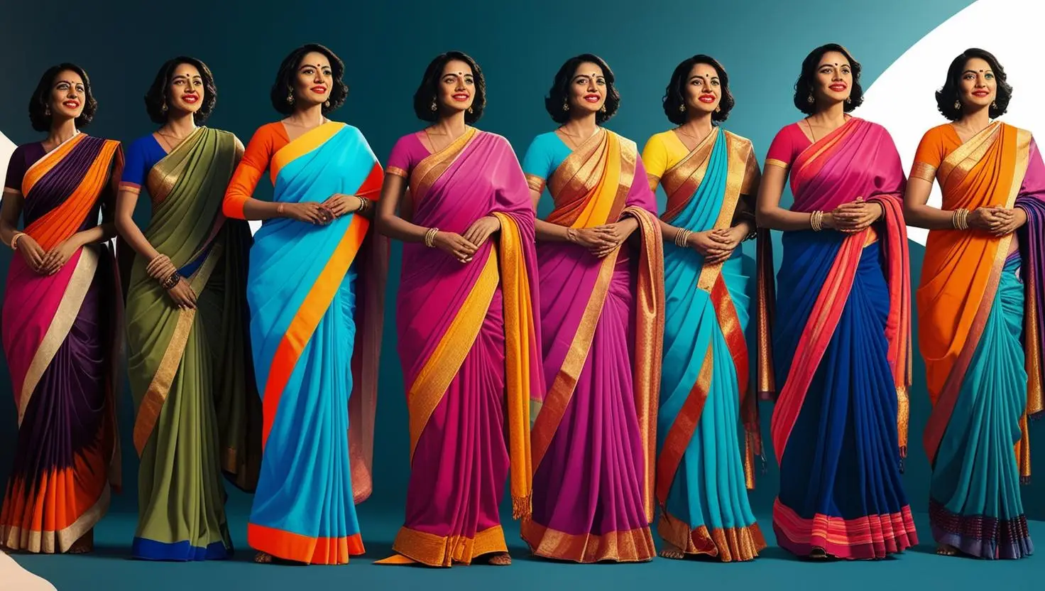 The Evolution of Saree: Threads of Tradition and Modern Trends Must Know a group of women in colorful dresses
