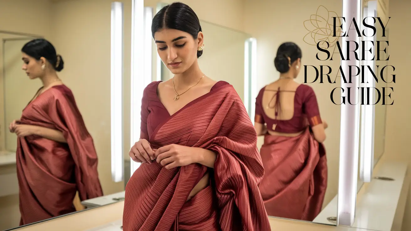 15 Top Easy Saree Draping Styles For Beginners Saree Draping