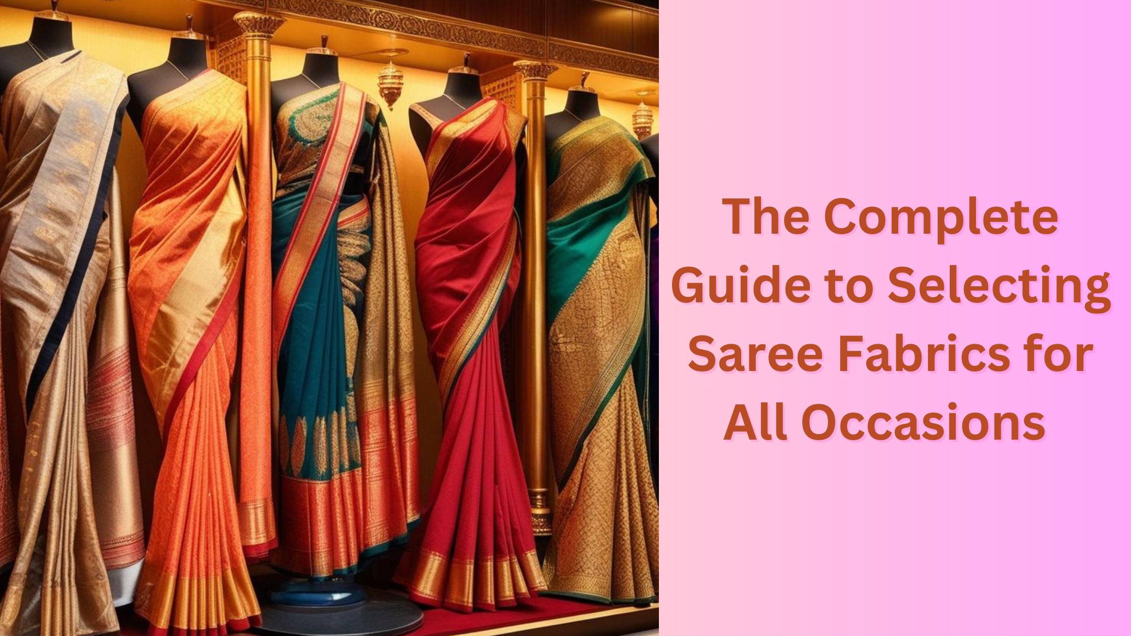 The Complete Guide to Selecting Saree Fabrics for All Occasions