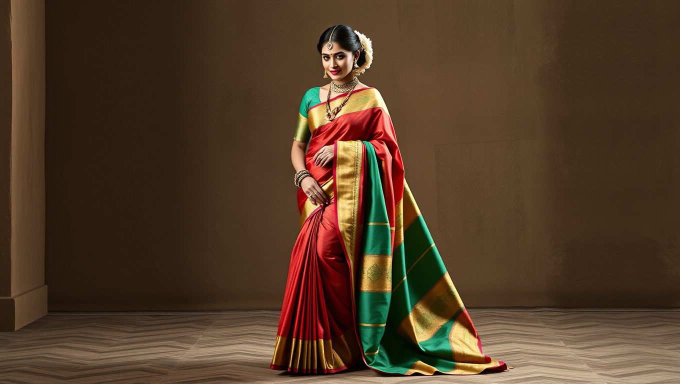 The Classic Silk Saree - saree vibes