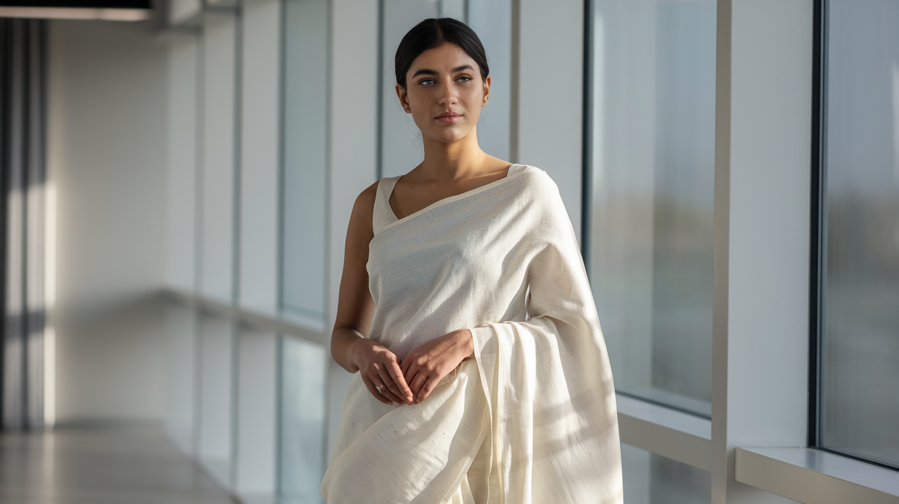 Understanding Minimalist Saree Style