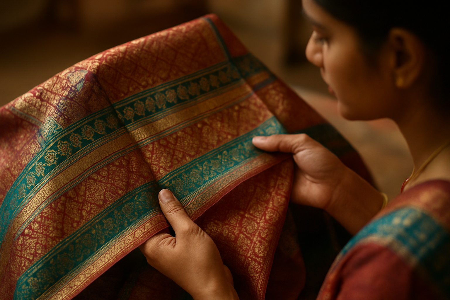 Inspect the Weaving Pattern and Design Precision